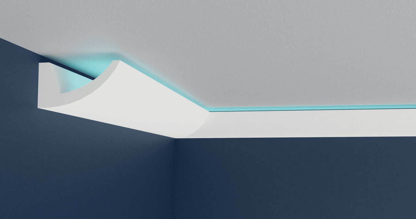 Deckenleisten Mit LED 09 - decorwall24h.de